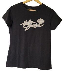 CLEARANCE Harley-Davidson Motor Cycles T-Shirt Painted Post New York Size Large
